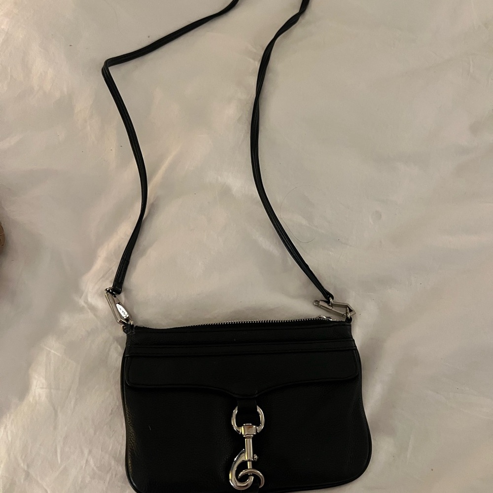 Rebecca Minkoff Black Leather Crossbody Bag